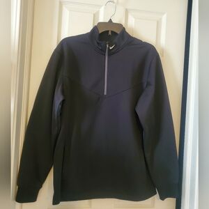 NIKE Golf Tour Performance Quarter- Zip Pullover In BLACK Size M.